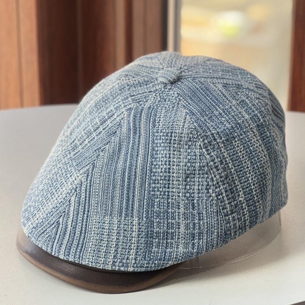 Retro Denim Beret Y2k Painter Cap Korean Cowboy Beret  Streetwear