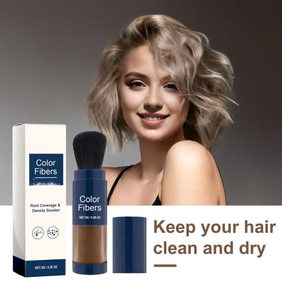 8G Hair Building Fiber Instantly Thicker Hair Loss Concealer Bald Spot Root Cover Up Men Women Hairline Fine Thinning Hair Thickener Powder