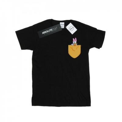 Mens Daisy Duck Faux Pocket T-Shirt