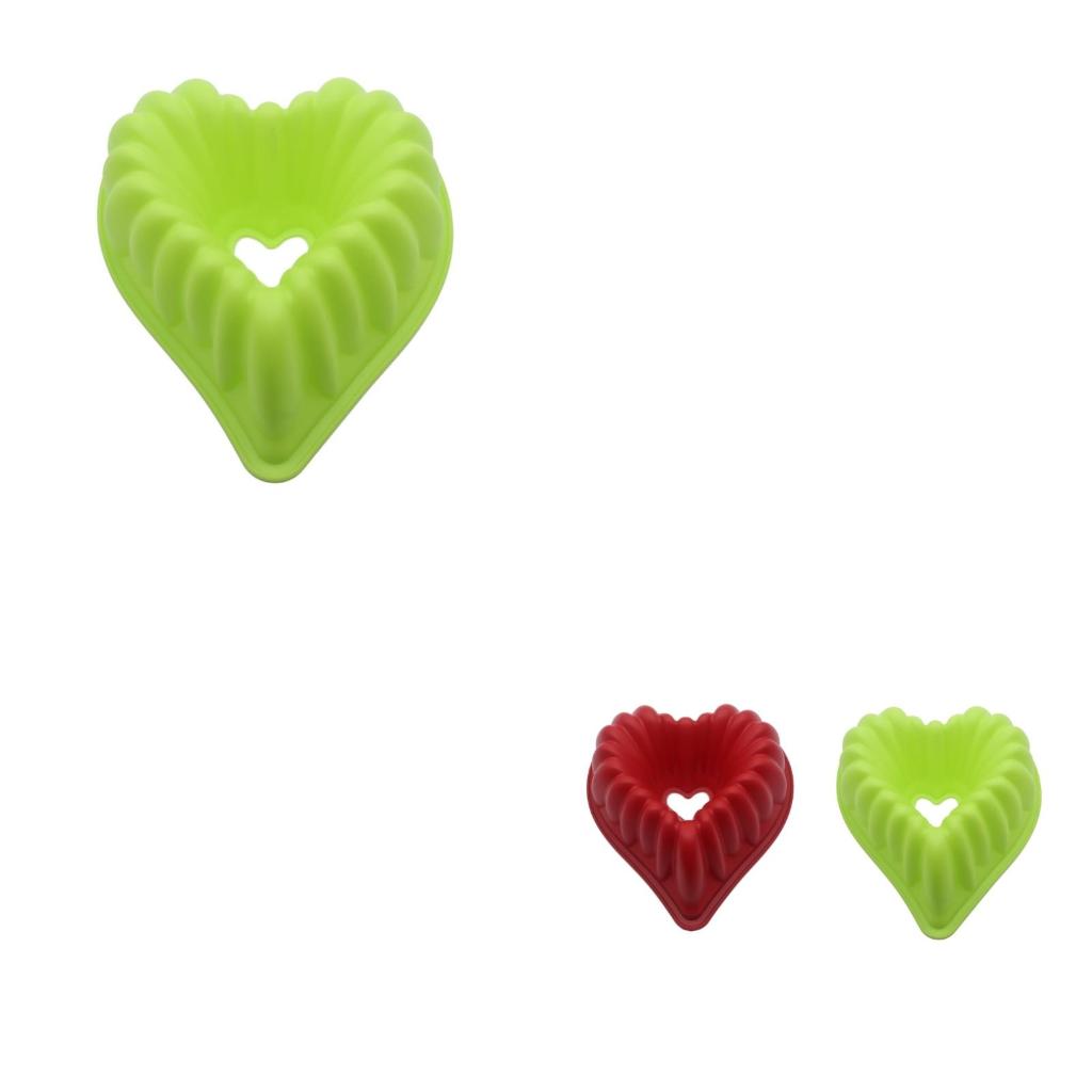 Silicone Cake Pan Nonstick Silicone Heart Shaped Cake Pan Silicone Cake Molds for Baking for Cake Bread Baking Mold CN