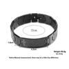 Stainless Steel Bible Scripture Cross Bangles Men Black Bracelets Fashion Jewelry Gift Accessories