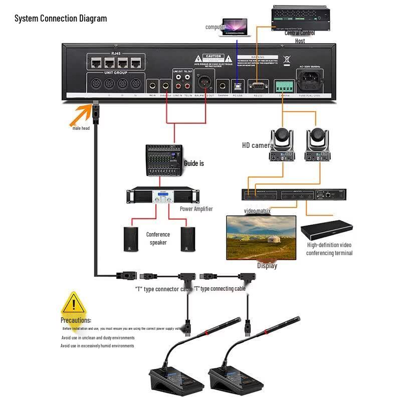 HDCON HT-686D Digital Gooseneck Conference Microphone (CN version)