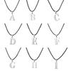 New Stainless Steel A-Z Alphabet Initial Necklace 26 English Letter Necklace For Men Women Personalize Jewelry Gifts