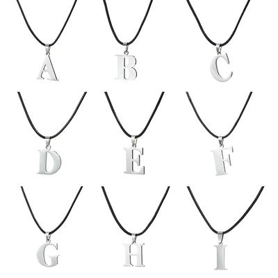 Νέο Κολιέ με Αρχικό Γράμμα Α-Ζ από Ανοξείδωτο Ατσάλι, 26 Αγγλικά Γράμματα Κολιέ Για Άνδρες Γυναίκες, Εξατομικευμένα Κοσμήματα Δώρα