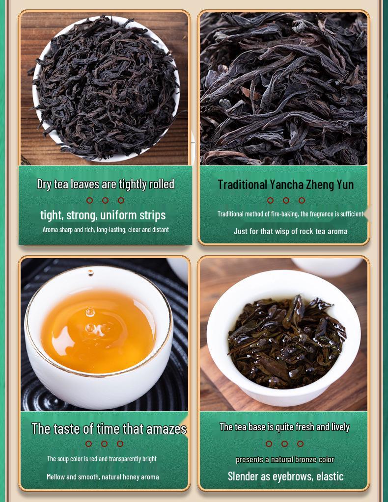 Da Hong Pao & Rou Gui Oolong Tea Gift Box with Chen Pi and Fuding White Tea