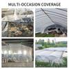 Transparent Rainproof Waterproof Tarpaulin Garden Plant Cover with Grommets Lightweight Thicken Plastic Insulation Shed Cloth