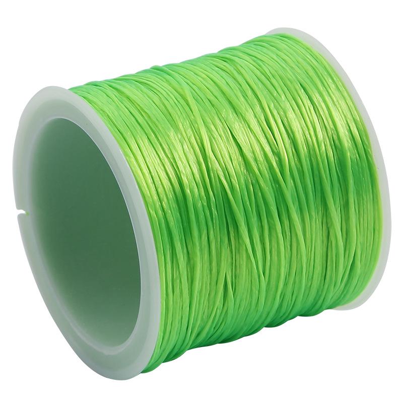 Flacher elastischer Draht für selbstgemachte Perlenarmbänder, 46 m x 0,7 mm