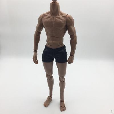 1/6 Faux Leather Shorts Men's Trousers Clothing For 12 Inch Male Action Figure, Doll Clothes