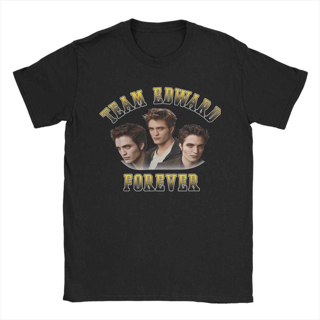 Creative Edward Cullen Vintage 90s Twilight TShirts for Unisex O Neck Pure Cotton T Shirt Short Sleeve Tee Shirt Clothing
