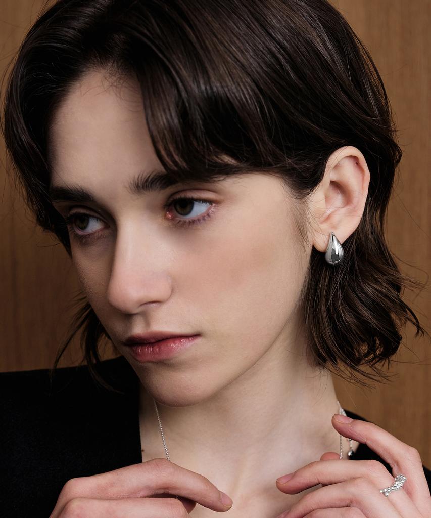 Tou Np020 Metal Volume Earrings