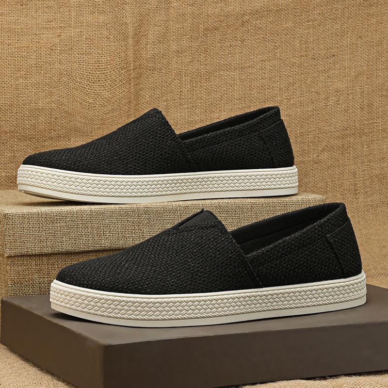 

Casual shoes breathable cloth shoes low-top fisherman shoes canvas shoes board shoes lazy shoes cloth shoes 44