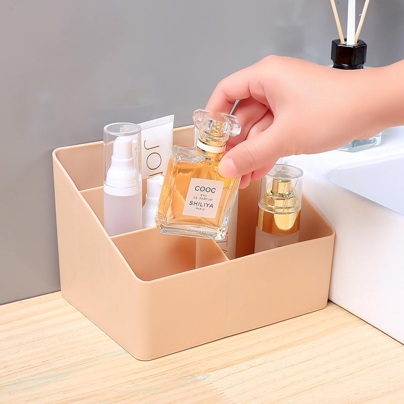 Trapezoidal Pen & Remote Holder: Desktop Organizer for Office Supplies & Makeup Brushes