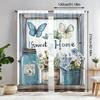 Sweet Home Butterfly - Pole Bag curtains   bedroom and living room decoration   home decoration   living room decoration