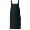 Bib Apron Bib Apron CT2577 Unisex Antistatic Durable Fabric Restaurant Uniform Black M [Seven Uniform] H-Shaped