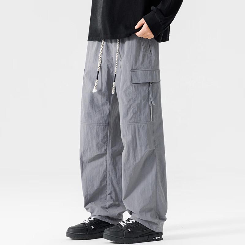 PLAYBOY Men's Loose Fit Cargo Pants