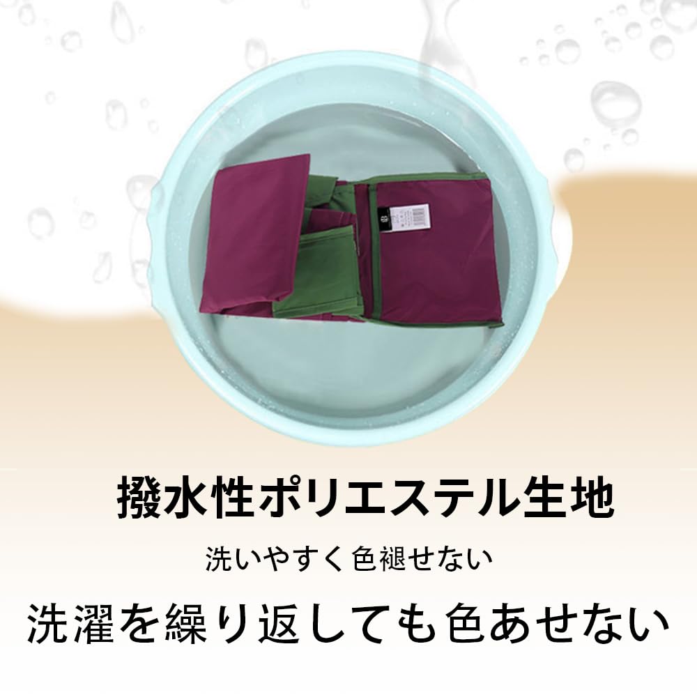 Sacola de Compras Dobrável e Impermeável de Tecido Oxford com Bolso Interno Durável e Leve Grande Capacidade 25L [Ershengsan] Sacola Ecológica, Compacta, Material, &