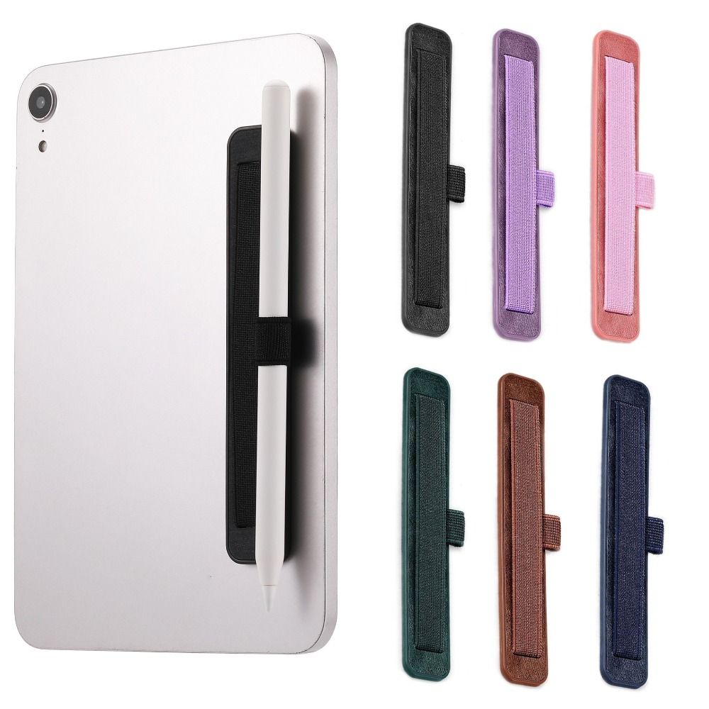 Anti-loss Tablet Hand-Strap PU Leather Pencil Holder Stylus Pen Sleeve  for Tablet Phone eReader