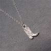 Vintage Daily Life Culture Cake Charm Pendant Necklace Birthday Fashion Jewelry Gift For Women Girls For