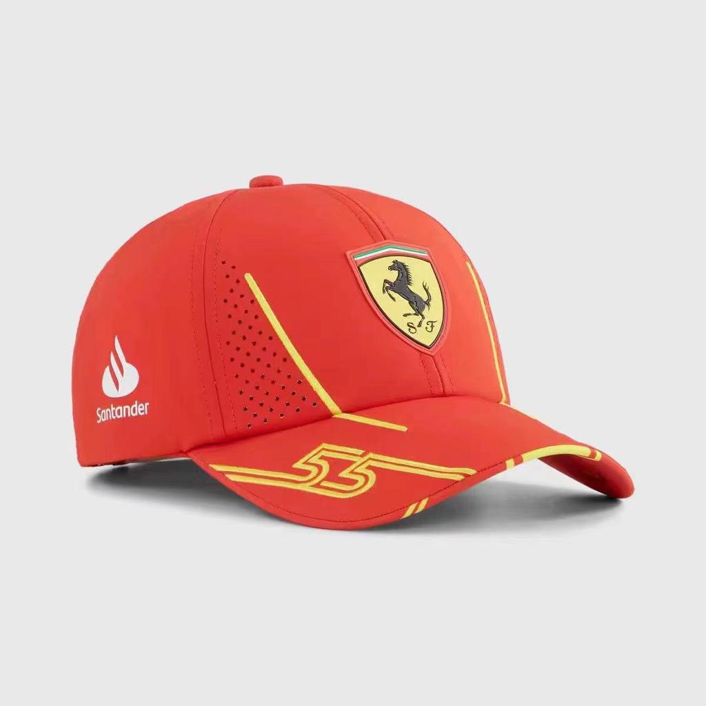 Casquette de Baseball de Mode pour Voiture Chapeaux de Soleil d'Extérieur de Course Pour Ferrari SF90 F80 Purosangue Roma Spider Amalfi Portofino M Roma 488 Spider