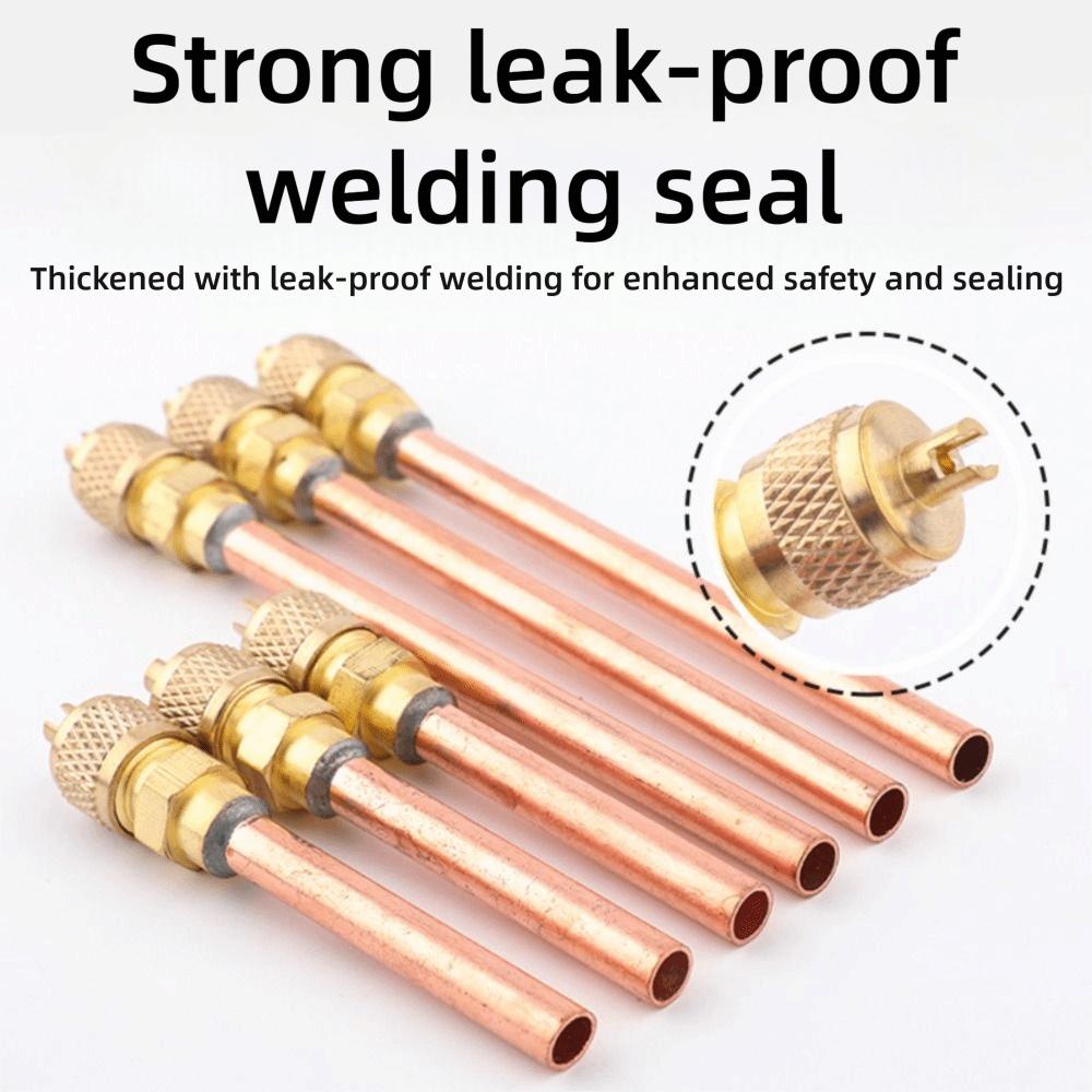 1/4'' Service Valve Thickness 0.6MM 63/120MM Access Valve Air Conditioner Refrigeration Access Valve