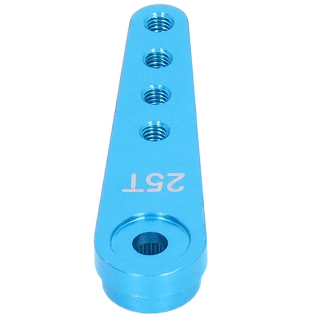 Servo Arm 1 8 1 10 Universal Lengthened 25T Single Sided Steering Aluminum Servo Horn Blue