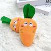 Squeaky Chicken Leg/ Carrot Shape Dog Chew Toy Soft Cleaning Massage Supplies Pet Cloth Stuffed Shape Molar Pet Toy