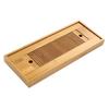 Bamboo Tea Tray Reservoir Classic Polished Tea Table Tray Tea Board for Chinese Kungfu Tea Ceremony