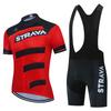 Summer Men's Cycling Clothes Cycling Clothes Breathable Short-sleeved Suits Elastic and Comfortable Mountain Bike Clothes.