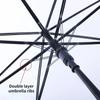 8 Bones Anime Umbrella with Long Handle Windproof Samurai Sword Japanese Ninja-like Sun Rain Straight Beach Umbrella for Gifts