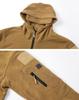 Men's Warm Tactical Fleece Hoodie Jacket Military Polar Thermal Outerwear for Hiking Outdoor