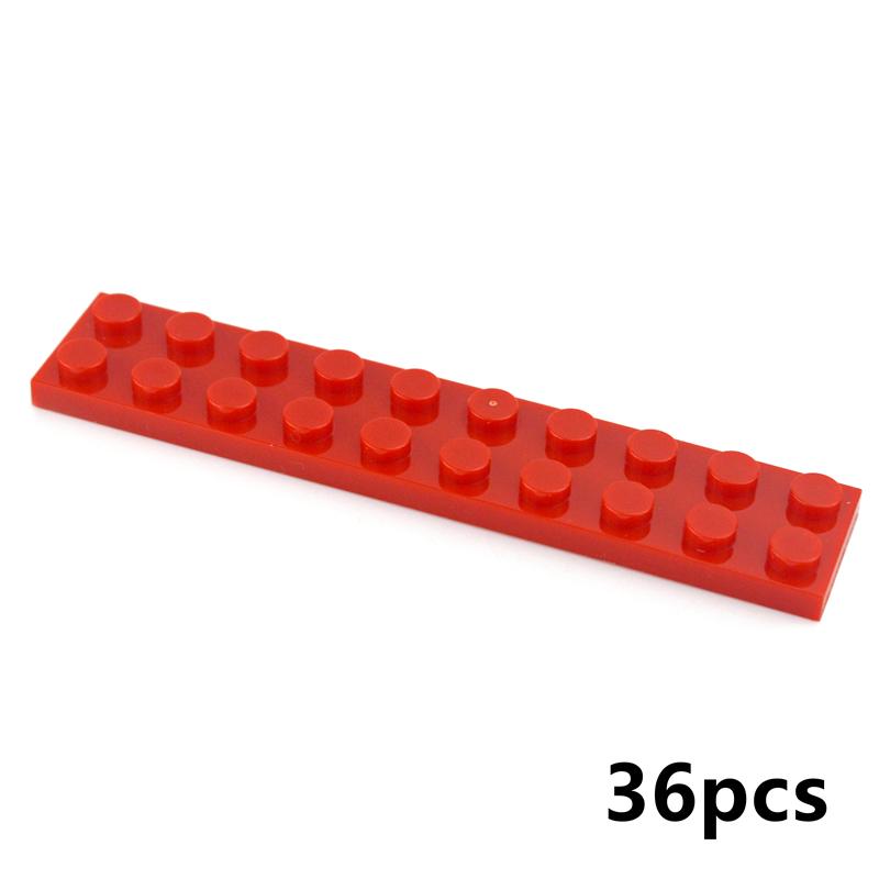 DIY Building Blocks Thin Figures Bricks 2x6 2x8 2x10 Dots Colorful Educational Creative Size Compatible all brand Toys for Kids