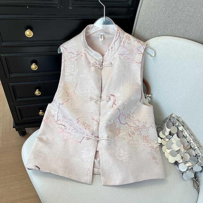 

Temperament high-end vest women s new versatile small loose top 3XL ([Recommended 138-75kg]) розовый