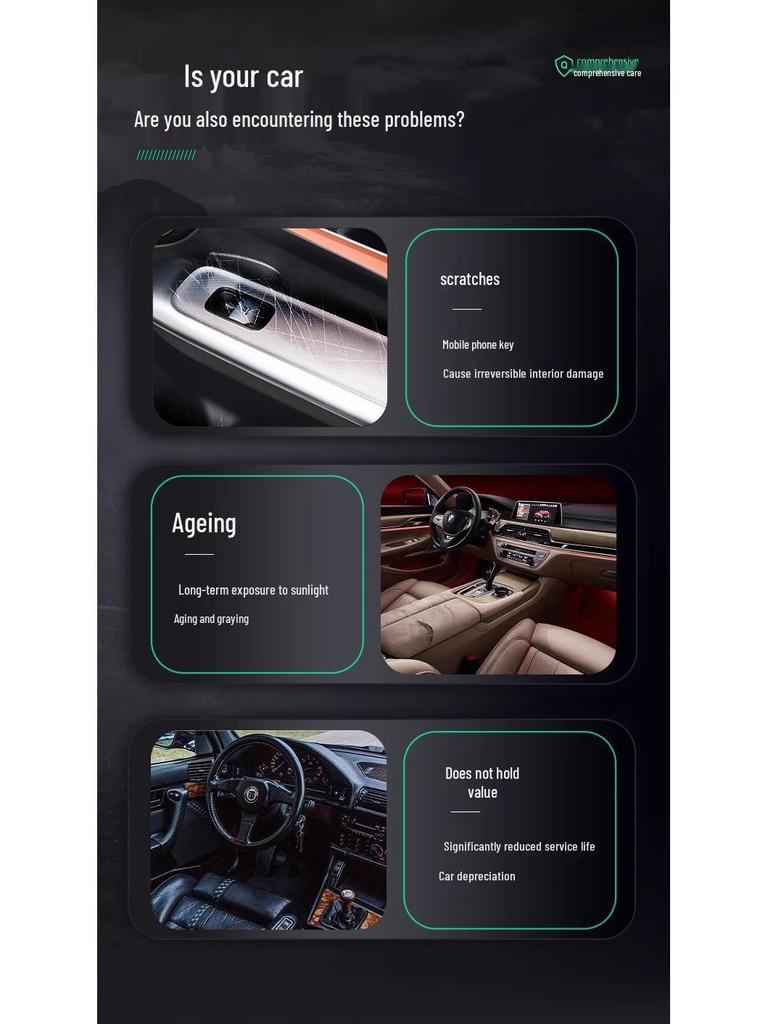 2024 Cadillac CT5 Console & Navigation Screen Protector Kit