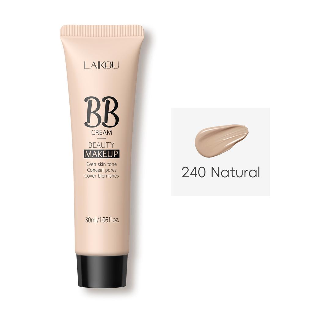1Pcs Face Liquid Foundation Hidratante BB Cream Corretivo Controle de oleosidade Cobertura total À prova d'água Cosmético de longa duração