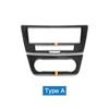 Airspeed Carbon Fiber Car Interior Center Console CD AC Panel Cover Trim Stickers For Mercedes Benz GLE 2015-2018 Accessories