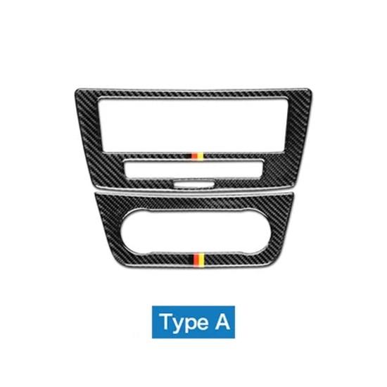 Airspeed Carbon Fiber Car Interior Center Console CD AC Panel Cover Trim Stickers For Mercedes Benz GLE 2015-2018 Accessories