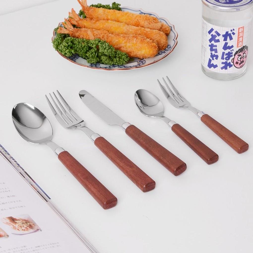 Merbau Wood Style Cutlery Collection