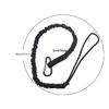 Carabiner Tool Lanyard Retractable Safety Rope Telescopic Elastic Anti-fall Outdoor Tools Buckle For Climbing Accessories