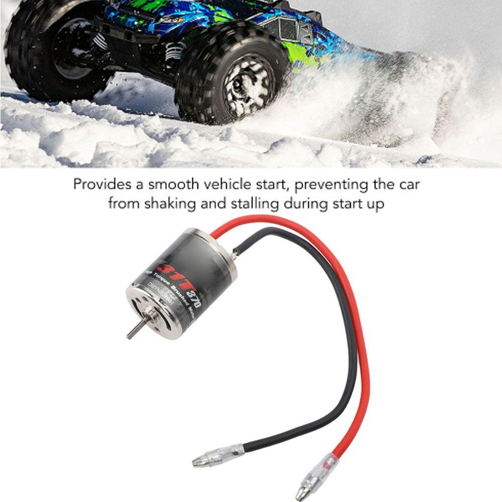 Stainless Steel Brushed Motor RC Electric Motor for Axial SCX24 1/16 1/24 RC Remote Control Boat