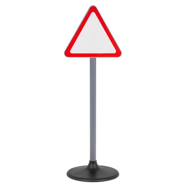 Conjunto de Placas de Trânsito de Chão 70cm para Aprendizagem e Brincadeira para Crianças Grande 5 Peças