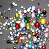 Flatback Crystal Glass Rhinestones Mix Size 14400pcs Non-Hot Fix Bulk Rhinestones for Nail Art Cup Garment Decoration