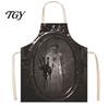 Blood Stain Costume Halloween Butcher Apron with Realistic Stain, Washable Protective Work Apron, Haunted House Decoration Horror Prop for Cosplay