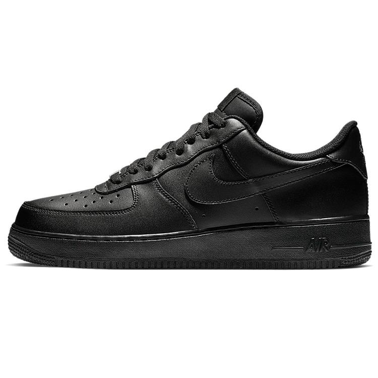 Nike Air Force 1 Slip Resistant Cushioning Breathable Low Top Skateboard Shoes Unisex Black Gray CW2288-001(Team366-)