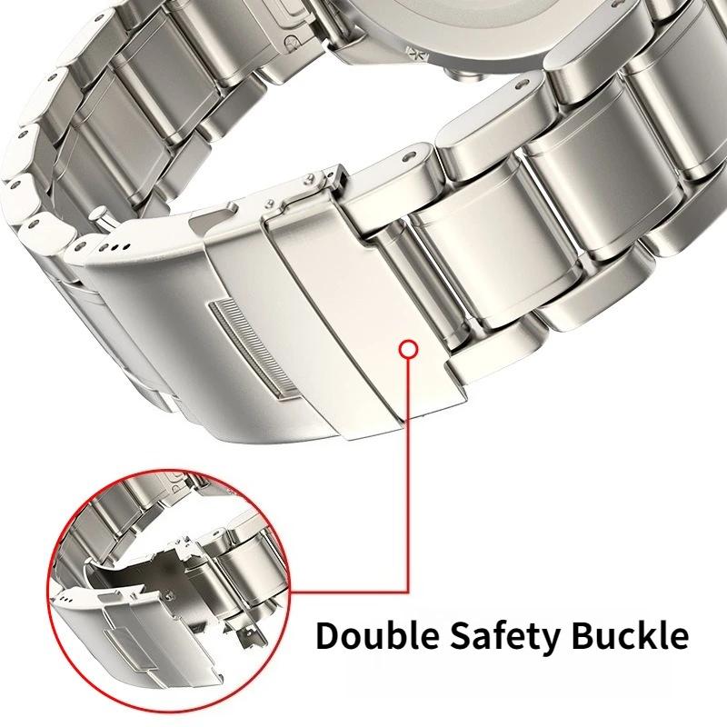 22mm 26mm Titanium Alloy Strap For Garmin Fenix 8 7X 5/5X/5XPlus/6/6X Enduro Metal Wristband Instinct1/2/955 Watch Band Man Bracelet