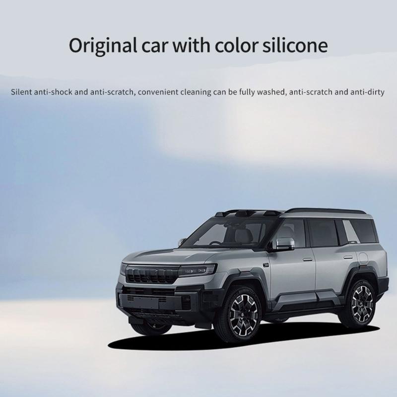 Universal Against Slip Silicone Cup Holders Pad Beverage Grids Organizers Automotive Interior Accessory for BYD Super