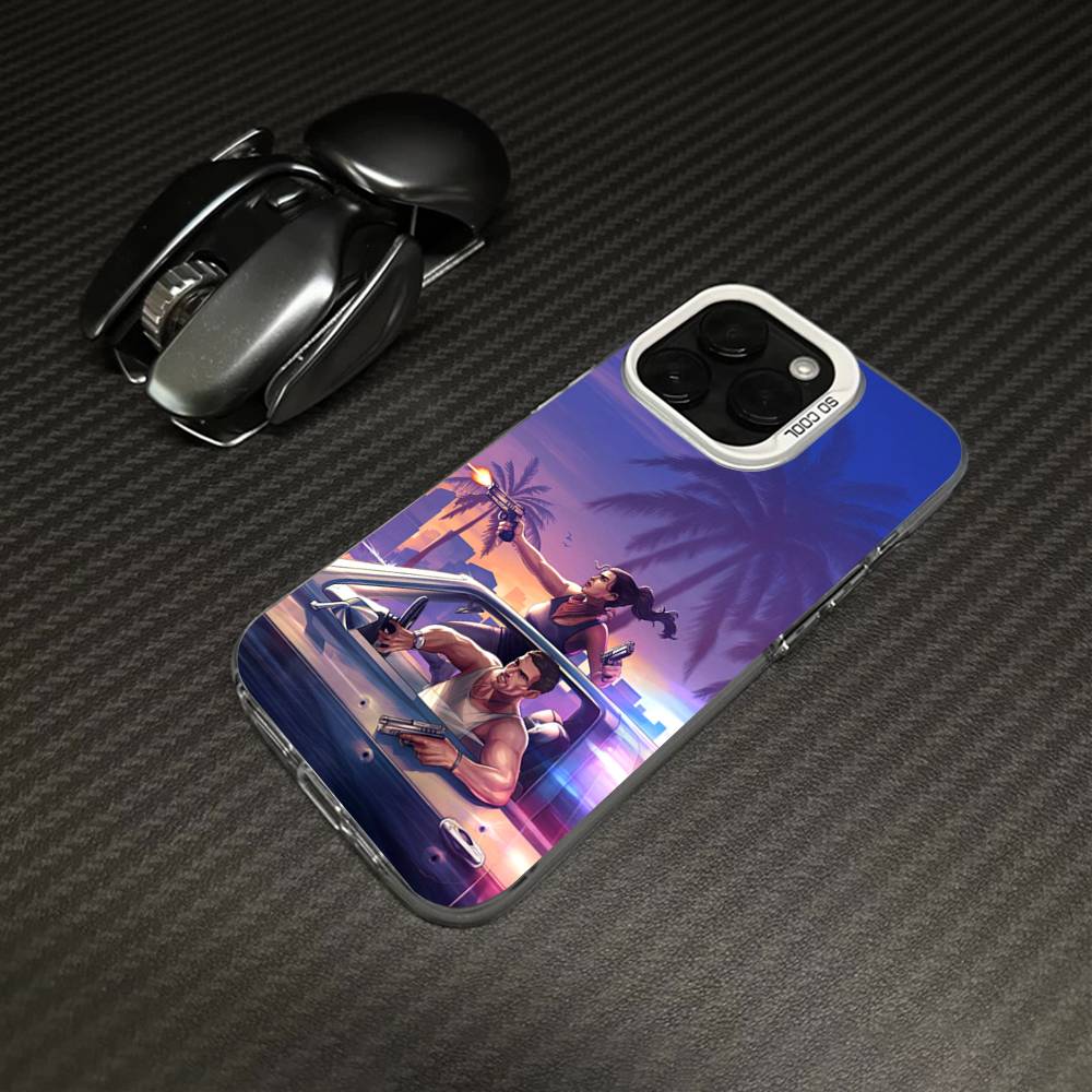 San Andreas G-GTA Phone Case For iPhone 16 15 14 13 12 11 Pro Max 17 Plus Colorful Cover