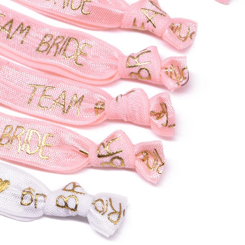 16 Pezzi Team Sposa Braccialetti Festa di Addio al Nubil Sposa da Sposare Decorazioni Accessori Festa della Gallina Matrimonio Doccia Nuziale Forniture
