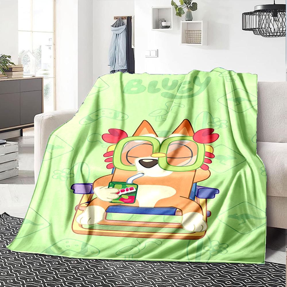 1pc B-Blucy Blanket, Gift, for Men and Women, Soft Blanket, Good for Sofa Bed Couch Travel, Lightweight Flannel Blanket