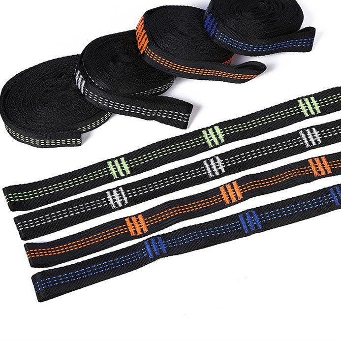 High-Strength Polyester Nylon Tree Hammock Straps with Multi-Ring Loop