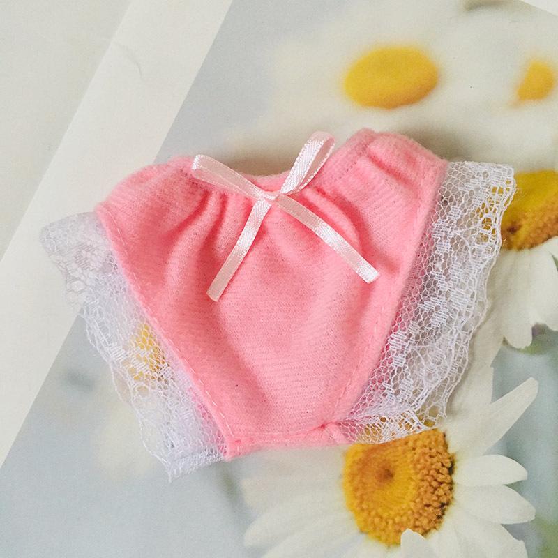 בגדי בובת קטיפה ויניל חמודה 17 ס"מ קופסה עיוורת - תליון LaBuBu שמלת אביזרים